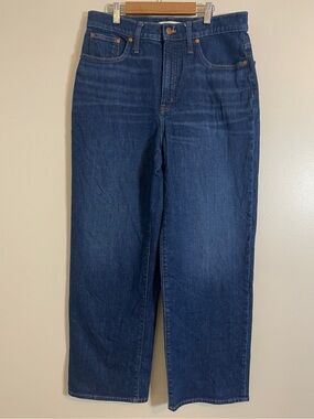 Madewell Jeans Womens 32 Blue The Perfect Vintage Wide Leg Jean High Rise Denim